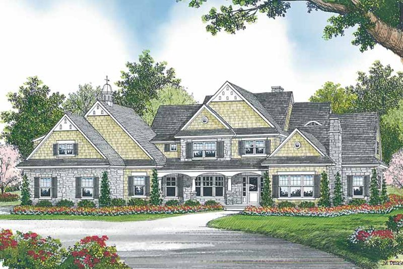 Dream House Plan - Country Exterior - Front Elevation Plan #453-460