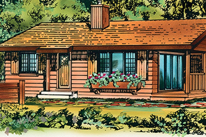 House Plan Design - Ranch Exterior - Front Elevation Plan #47-1033