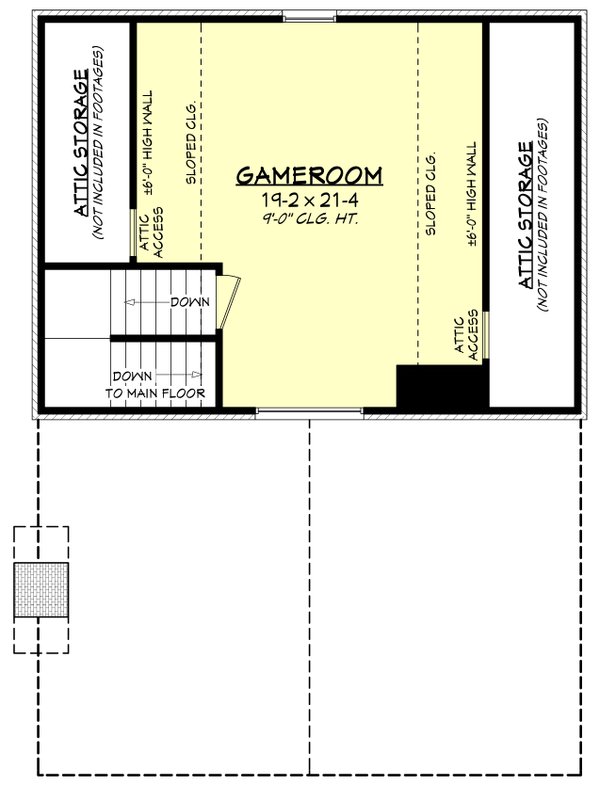 Traditional Floor Plan - Upper Floor Plan #430-312