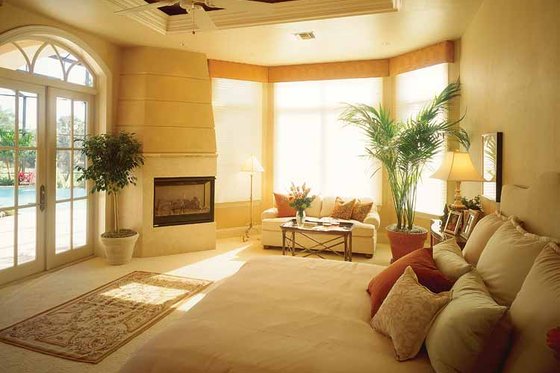 Interior - Master Bedroom for Mediterranean House Plan #930-320 - 3 bed, 5 bath