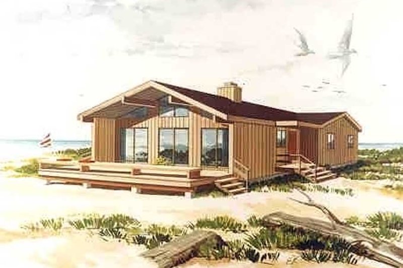 Home Plan - Contemporary Exterior - Front Elevation Plan #314-269