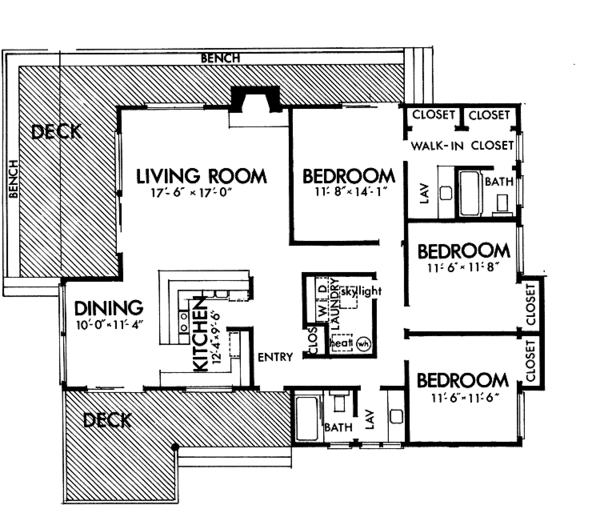 House Plan Design - Contemporary Floor Plan - Main Floor Plan #320-817