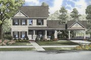 Colonial Style House Plan - 4 Beds 2.5 Baths 2260 Sq/Ft Plan #17-2872 