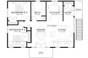 Farmhouse Style House Plan - 2 Beds 1 Baths 973 Sq/Ft Plan #1101-51 Floor 