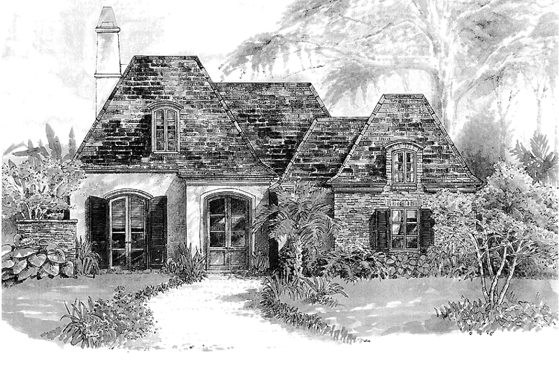 Home Plan - Country Exterior - Front Elevation Plan #301-159