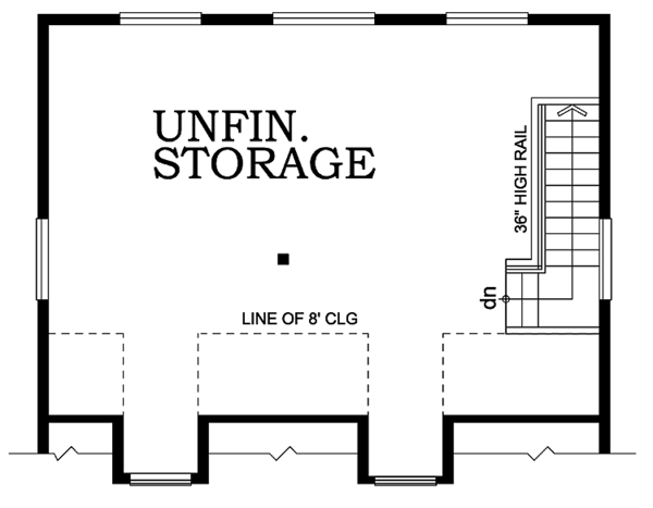 House Plan Design - Floor Plan - Upper Floor Plan #47-1089