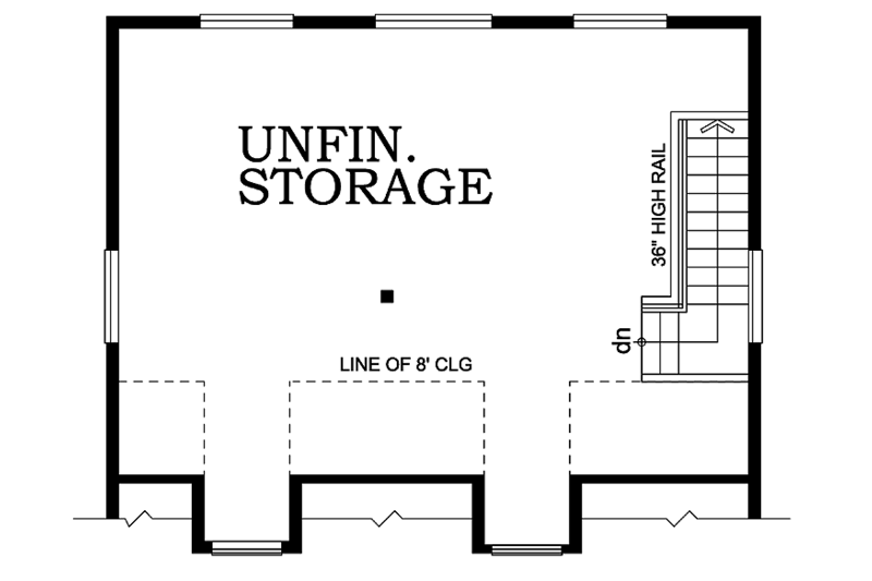 Home Plan - Floor Plan - Upper Floor House Plan #47-1089, 0 bath