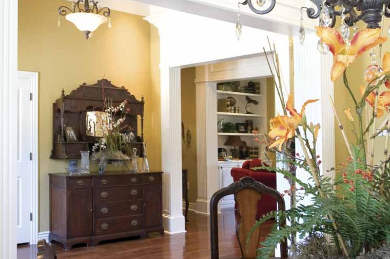 Architectural House Design - Interior - Dining Room 1 for Traditional House Plan #17-2775 - 4 bed, 4.5 bath