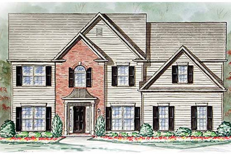 Home Plan - Country Exterior - Front Elevation Plan #54-246