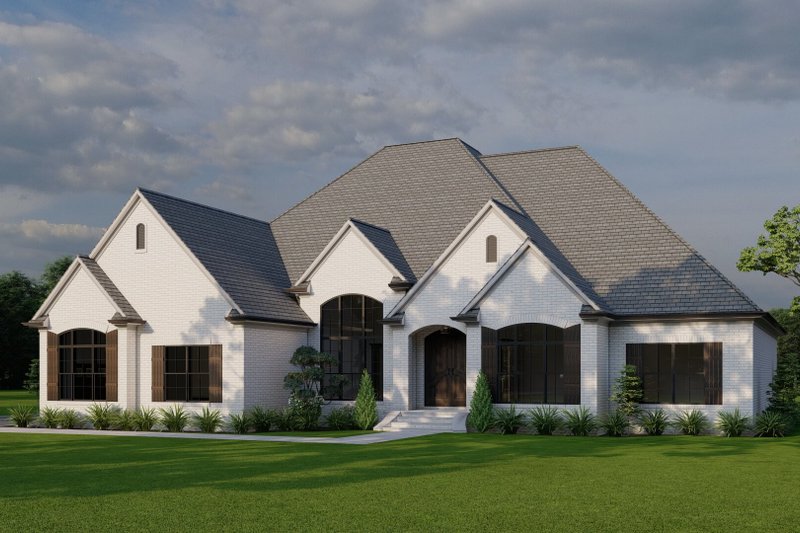 Architectural House Design - Exterior - Other Elevation for European House Plan #923-437 - 3 bed, 3.5 bath