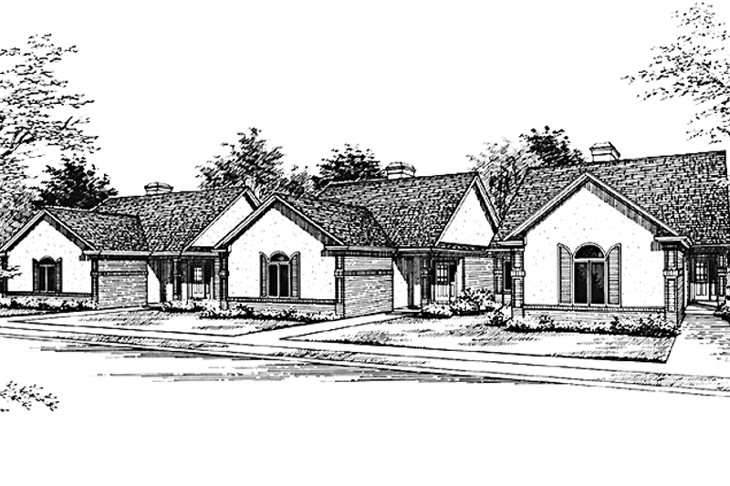 Dream House Plan - Traditional Exterior - Front Elevation Plan #45-545