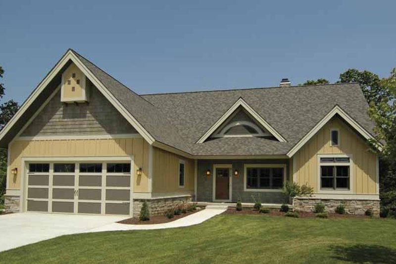 Home Plan - Craftsman Exterior - Front Elevation Plan #928-88