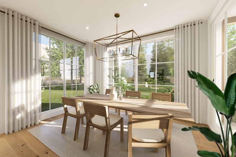 Architectural House Design - Interior - Dining Room for Farmhouse House Plan #23-2833 - 3 bed, 2.5 bath