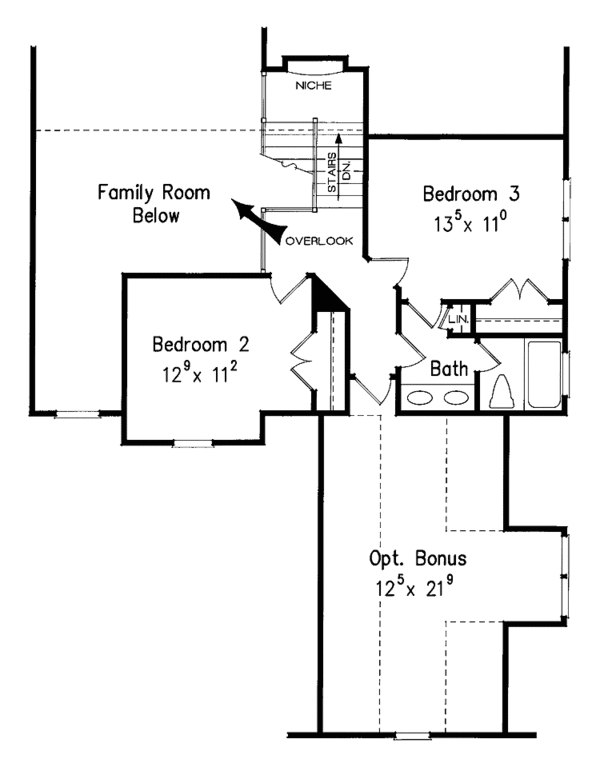 House Plan Design - Country Floor Plan - Upper Floor Plan #927-726