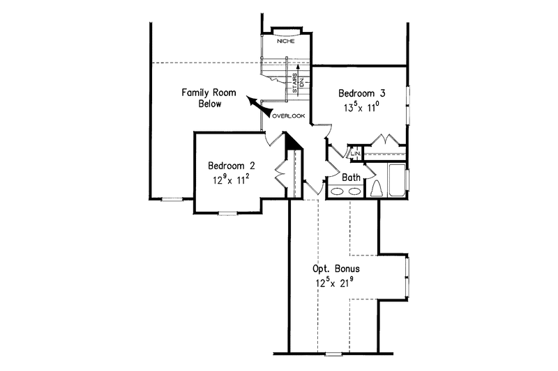 Home Plan - Floor Plan - Upper Floor for Country House Plan #927-726 - 3 bed, 2.5 bath