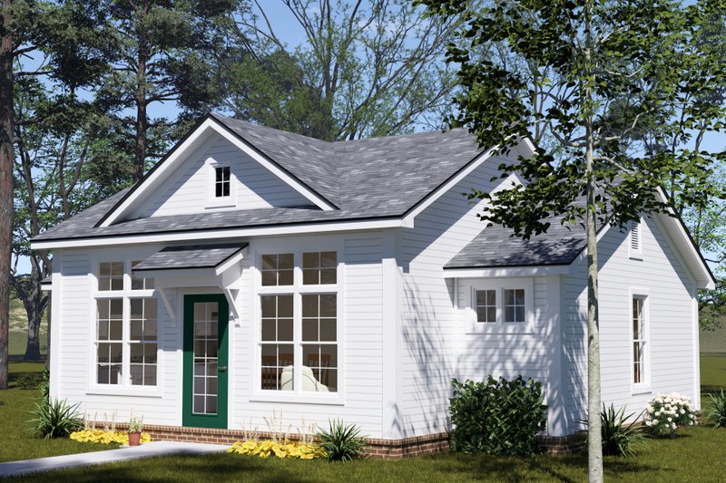 Architectural House Design - Exterior - Other Elevation 1 for Cottage House Plan #513-2414 - 2 bed, 2 bath