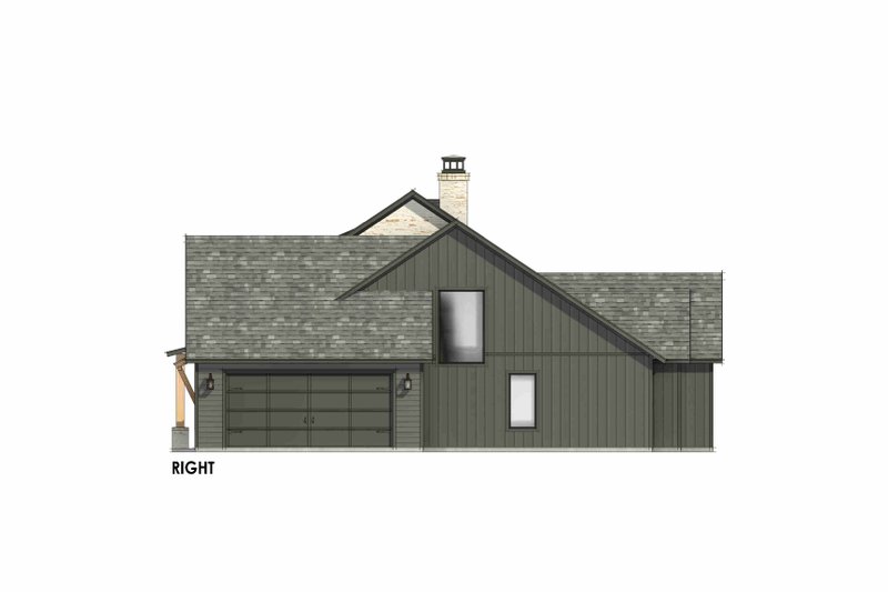 Dream House Plan - Exterior - Other Elevation 1 for Farmhouse House Plan #1096-210 - 4 bed, 3 bath