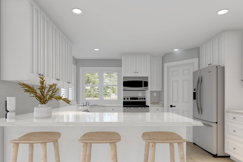 Dream House Plan - Interior - Kitchen for Traditional House Plan #1060-194 - 3 bed, 2 bath