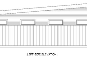 Exterior - Other Elevation for Contemporary House Plan #932-943, 0 bath