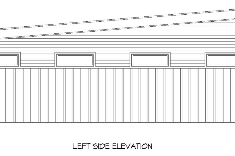 House Plan Design - Exterior - Other Elevation for Contemporary House Plan #932-943, 0 bath