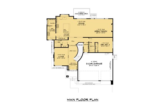 Floor Plan - Upper Floor for Modern House Plan #1066-215 - 4 bed, 4.5 bath