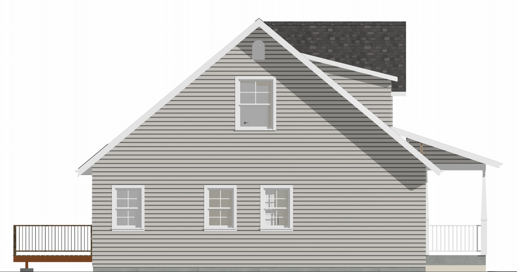 Exterior - Other Elevation for Farmhouse House Plan #1109-29 - 2 bed, 2 bath