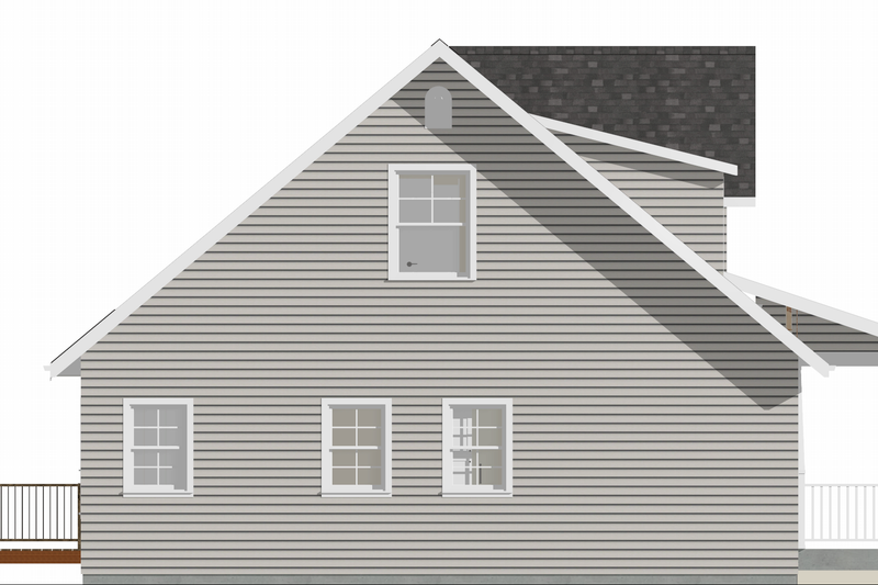 House Plan Design - Exterior - Other Elevation for Farmhouse House Plan #1109-29 - 2 bed, 2 bath