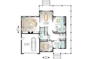 Farmhouse Style House Plan - 4 Beds 4.5 Baths 3621 Sq/Ft Plan #23-669 