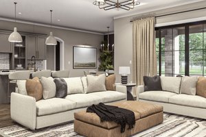 Interior - Family Room for Modern House Plan #455-443 - 3 bed, 2.5 bath