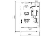 Contemporary Style House Plan - 3 Beds 3.5 Baths 2031 Sq/Ft Plan #20-2504 