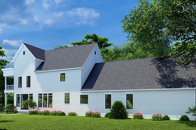 Architectural House Design - Exterior - Other Elevation 1 for Colonial House Plan #923-236 - 3 bed, 2 bath