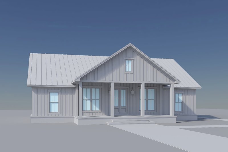 House Plan Design - Exterior - Front Elevation 9 for Farmhouse House Plan #430-432 - 4 bed, 3 bath