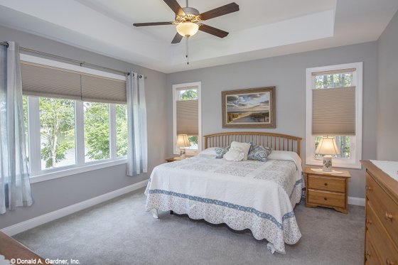 Interior - Master Bedroom for Craftsman House Plan #929-916 - 3 bed, 2 bath