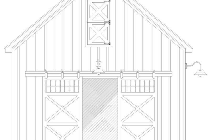 House Blueprint - Exterior - Other Elevation for Farmhouse House Plan #932-565, 0 bath