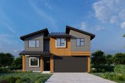 Contemporary Style House Plan - 4 Beds 3 Baths 1733 Sq/Ft Plan #112-233 