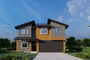 Contemporary Exterior - Front Elevation Plan #112-233