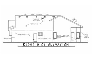 Exterior - Other Elevation 1 for Traditional House Plan #20-1761 - 3 bed, 3 bath