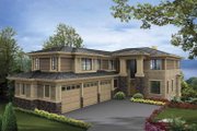 Prairie Style House Plan - 5 Beds 4.5 Baths 4922 Sq/Ft Plan #132-518 