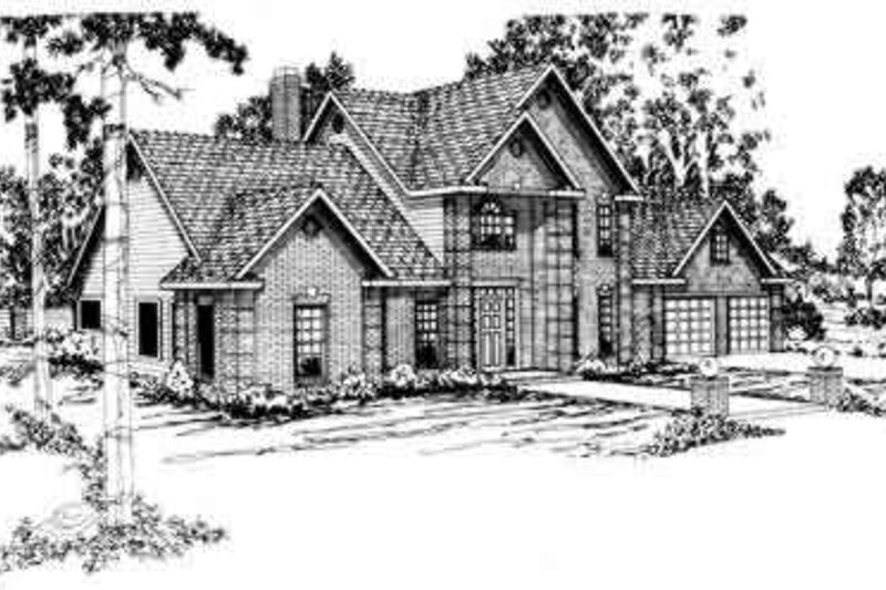 Dream House Plan - Modern Exterior - Front Elevation Plan #124-267