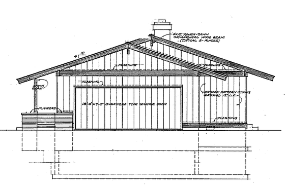 Floor Plan - Other Floor for Ranch House Plan #72-739 - 4 bed, 2 bath