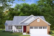 Traditional Style House Plan - 2 Beds 2 Baths 892 Sq/Ft Plan #513-2053 