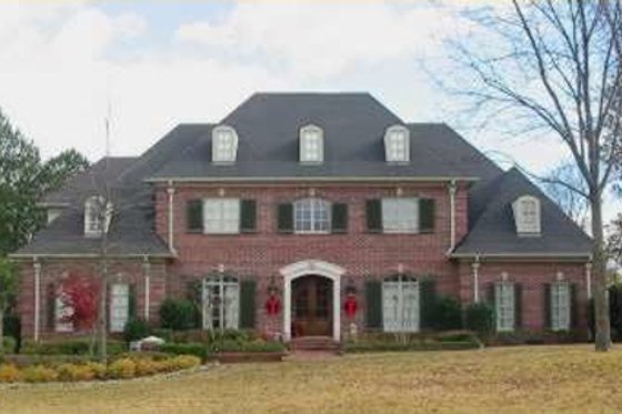 Exterior - Front Elevation for Colonial House Plan #81-1626 - 4 bed, 3.5 bath