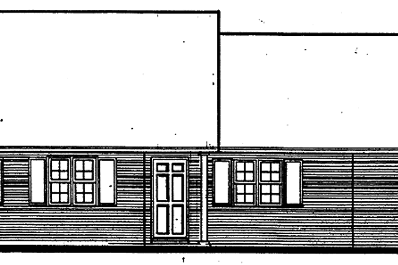 Architectural House Design - Ranch Exterior - Front Elevation Plan #30-243