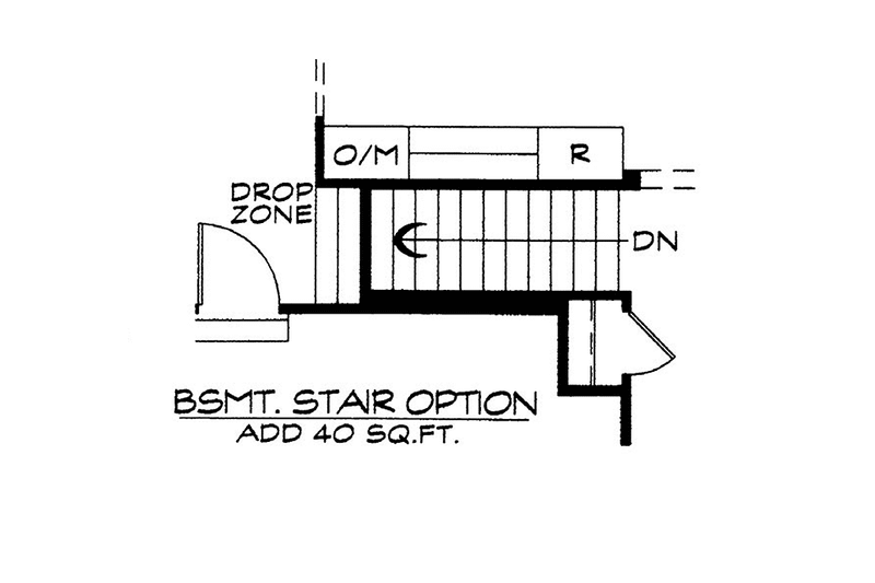 Home Plan - Floor Plan - Other Floor for Country House Plan #20-2242 - 2 bed, 2 bath