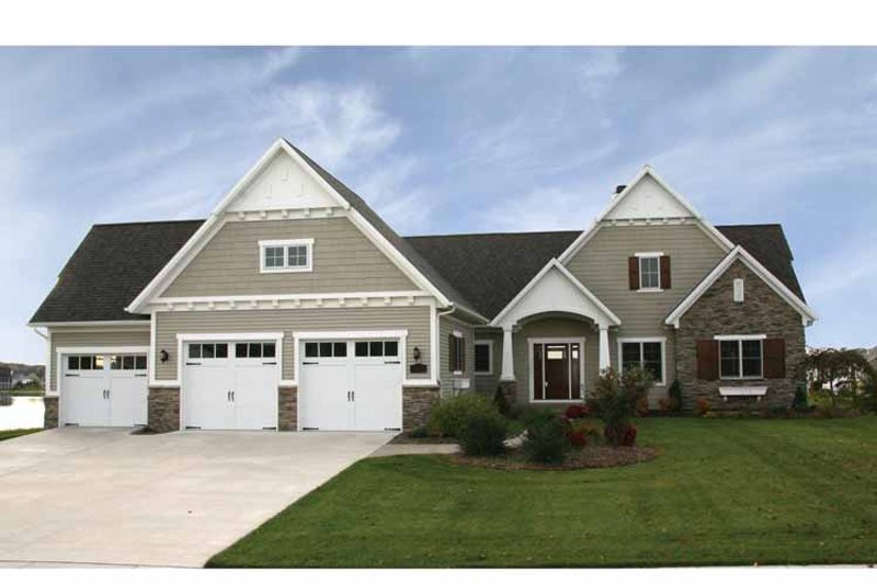 Home Plan - Exterior - Front Elevation 4 for Craftsman House Plan #928-91 - 3 bed, 3.5 bath