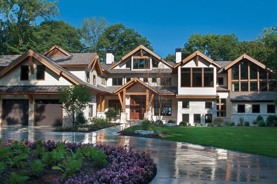 Exterior - Front Elevation 3 for Craftsman House Plan #928-247 - 4 bed, 6 bath