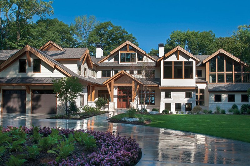 Architectural House Design - Exterior - Front Elevation 3 for Craftsman House Plan #928-247 - 4 bed, 6 bath
