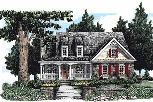 Country Exterior - Front Elevation Plan #927-281