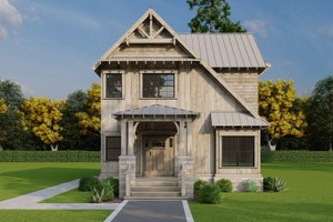 Craftsman Exterior - Front Elevation Plan #923-81
