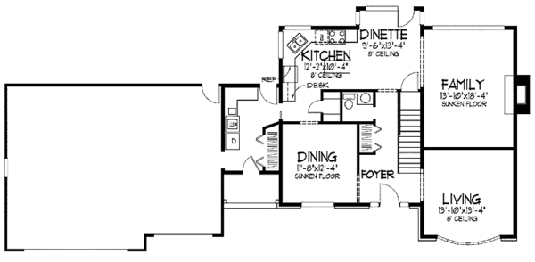 Dream House Plan - European Floor Plan - Main Floor Plan #51-877